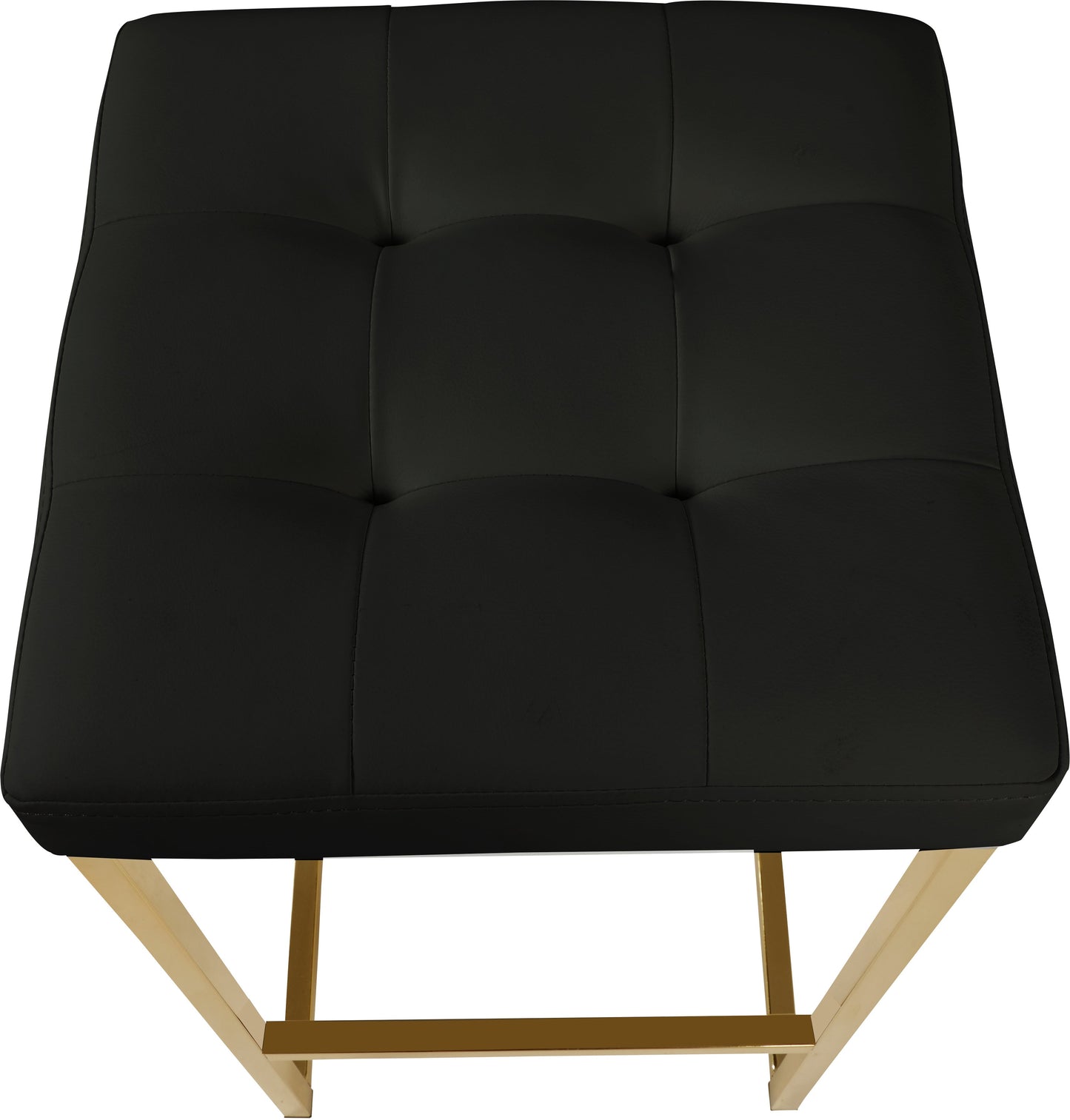 Nicola Faux Leather Stool - Furniture Depot (7679019286776)