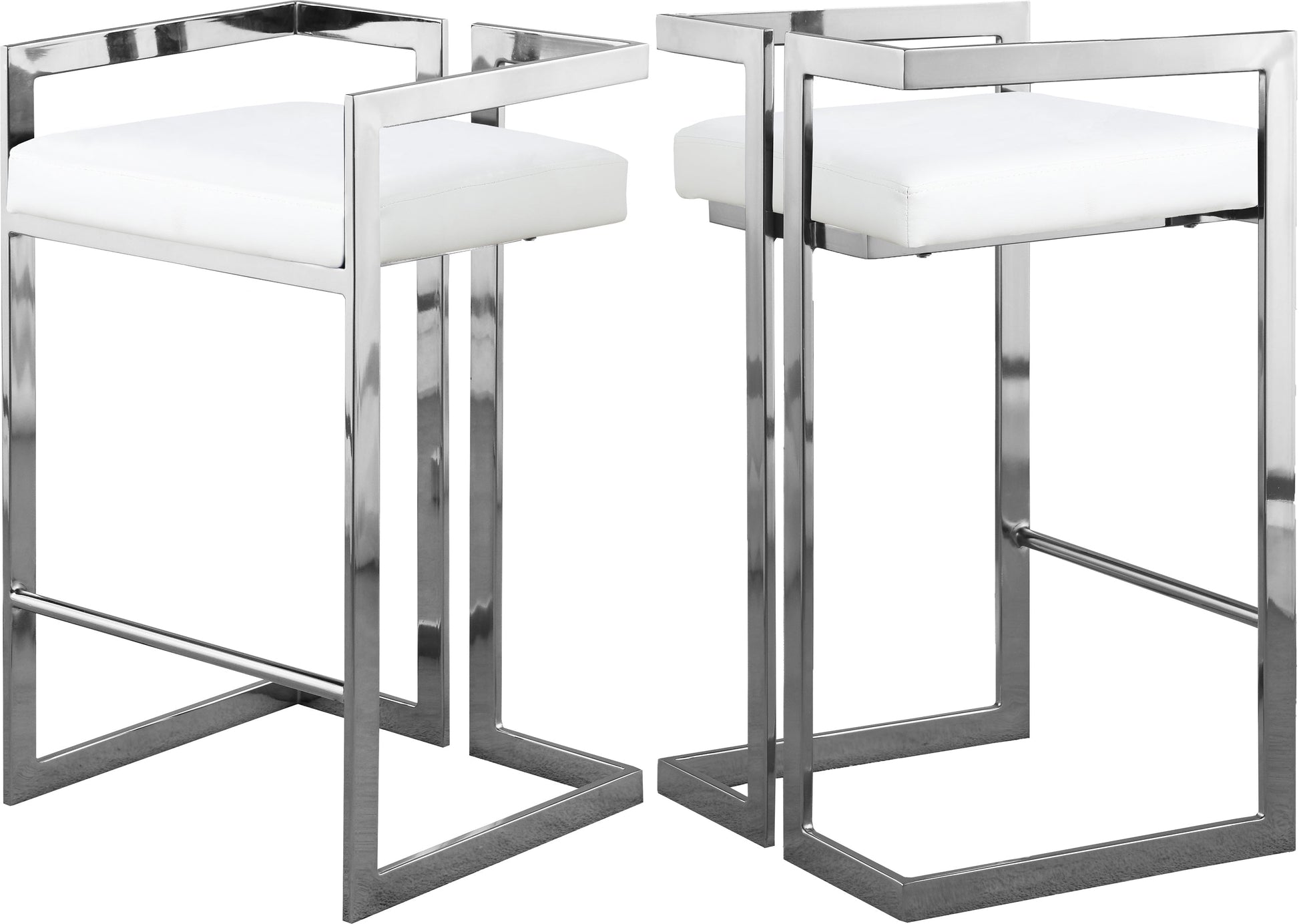 Ezra Faux Leather Stool - Furniture Depot (7679019417848)
