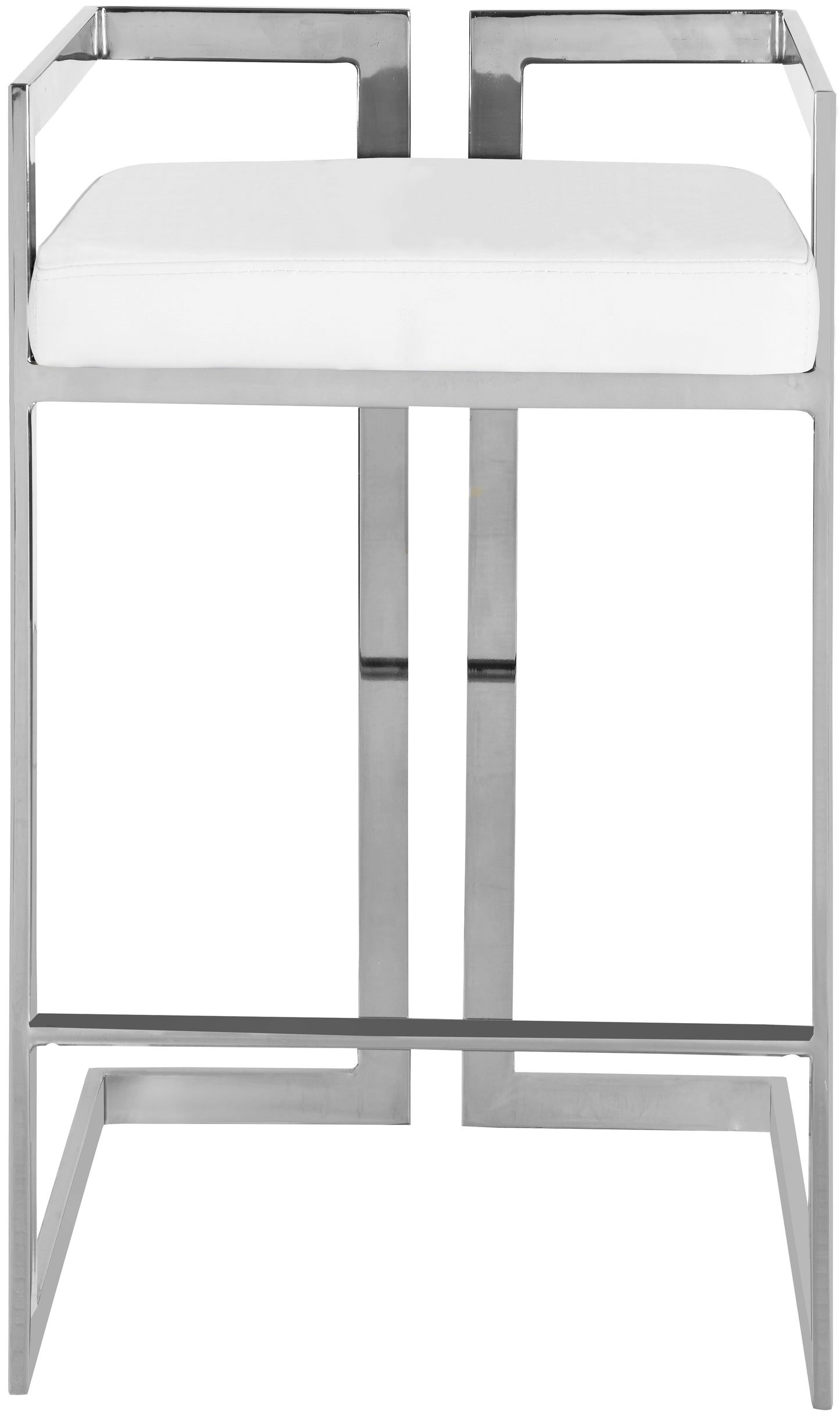Ezra Faux Leather Stool - Furniture Depot (7679019417848)
