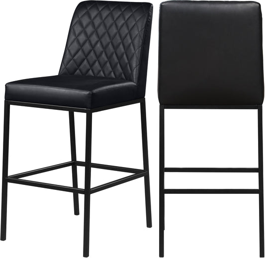 Bryce Faux Leather Stool - Furniture Depot (7679019548920)