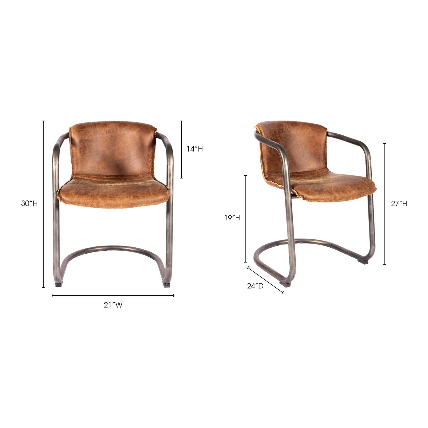 Benedict Dining Chair Light Brown M2