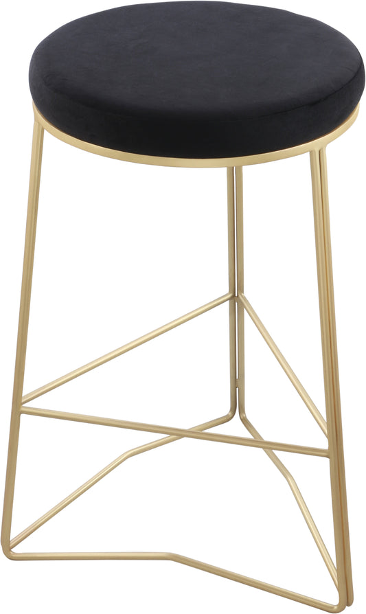 Tres Velvet Counter Stool - Furniture Depot