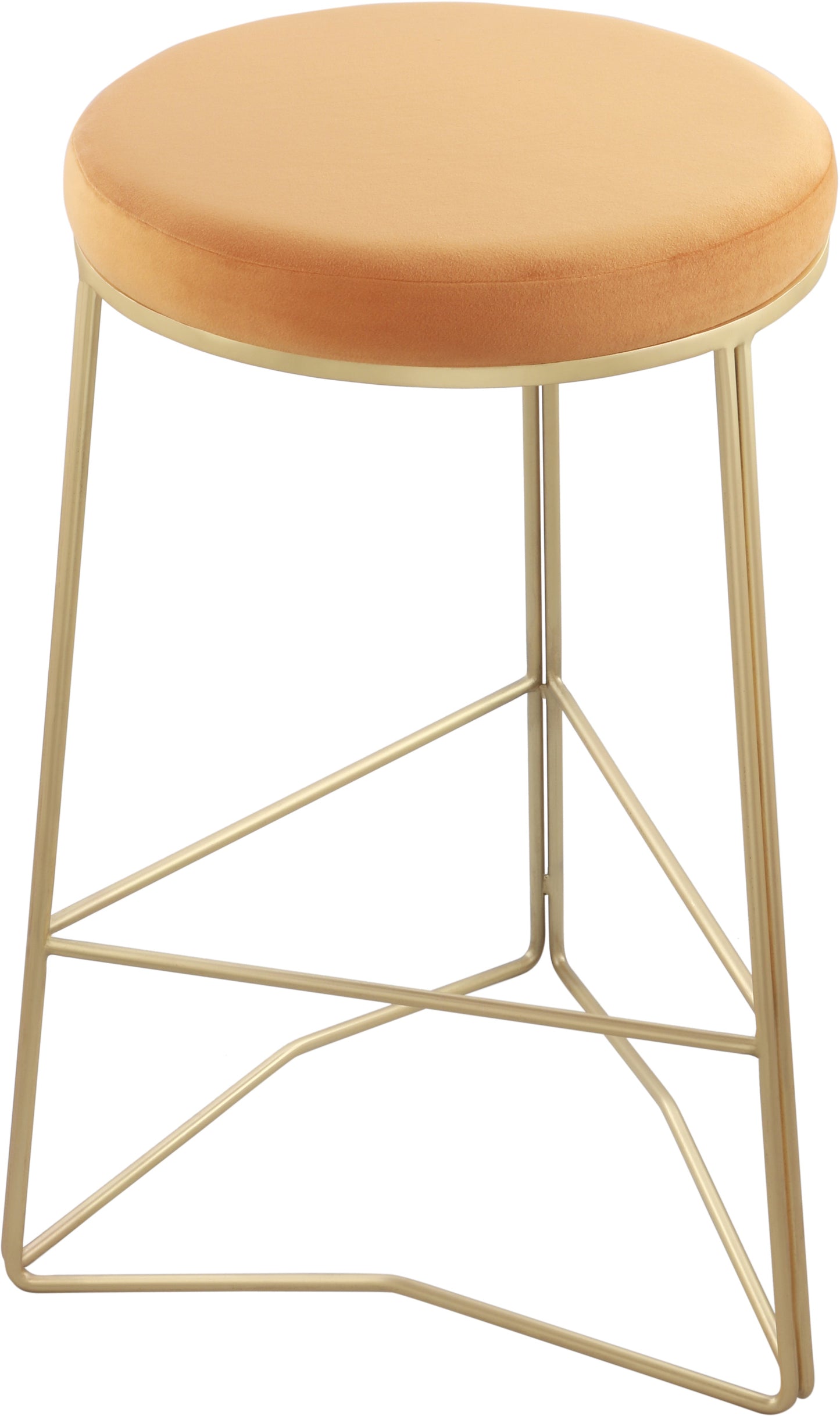 Tres Velvet Counter Stool - Furniture Depot