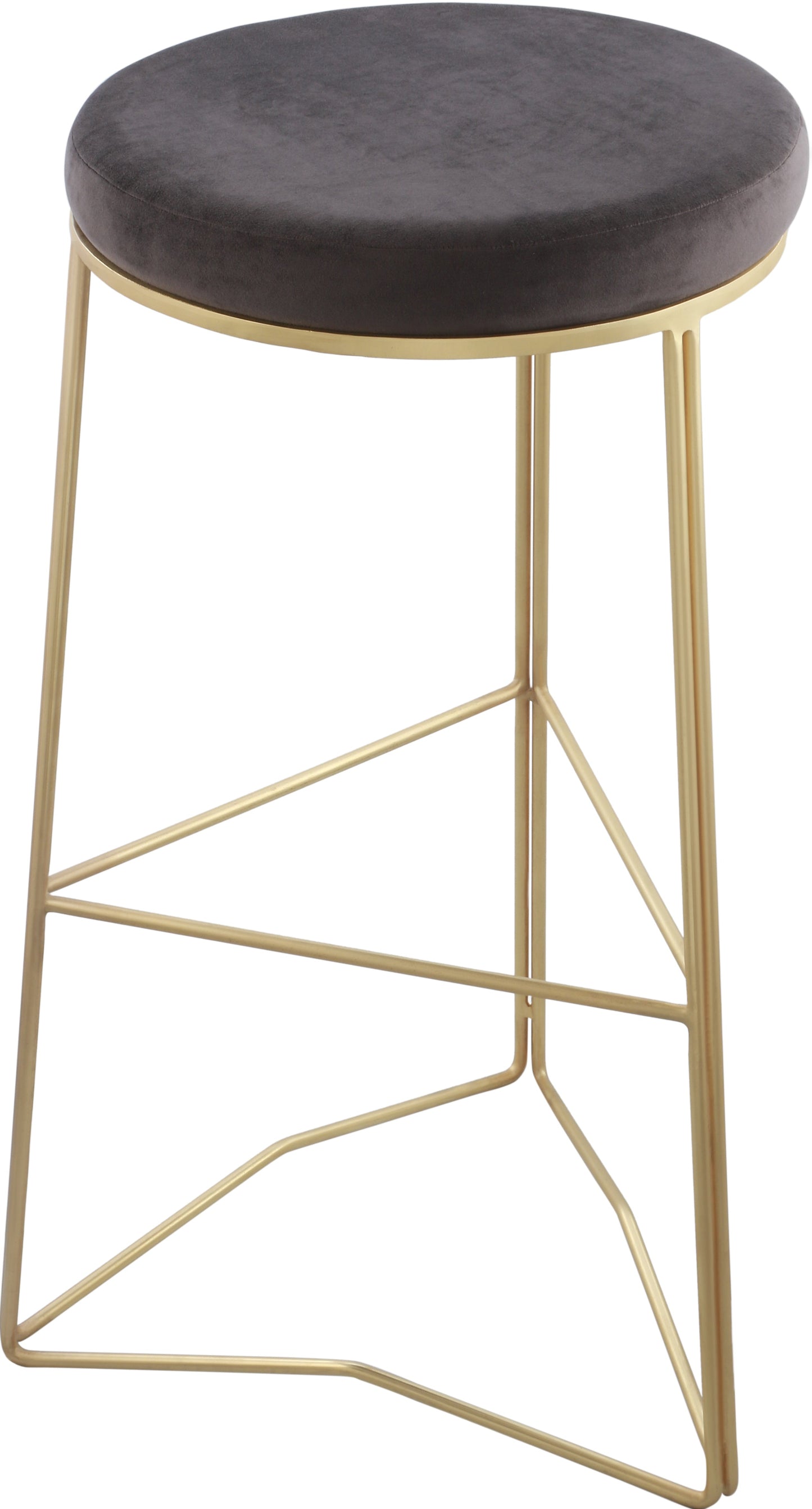 Tres Velvet Bar Stool - Furniture Depot (7679019942136)