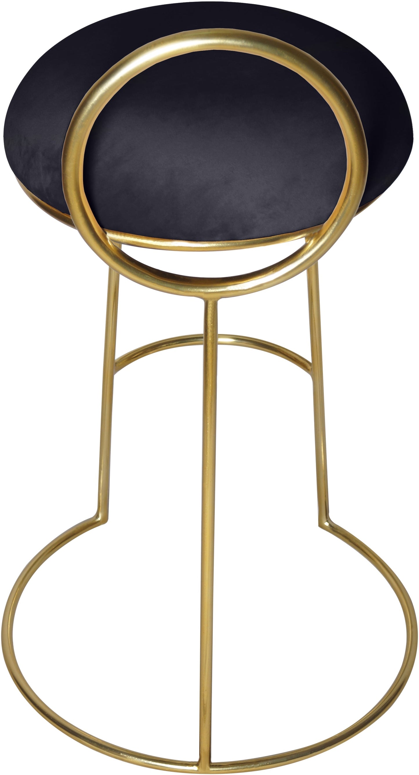 Ring Velvet Counter Stool - Furniture Depot (7679020040440)