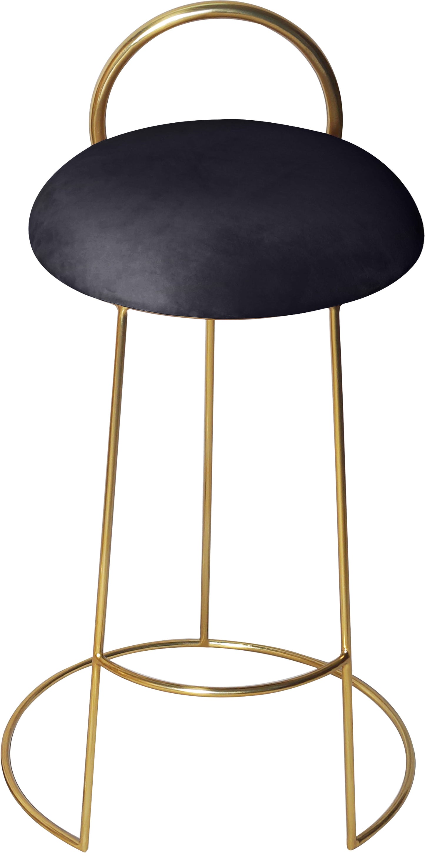 Ring Velvet Counter Stool - Furniture Depot (7679020040440)