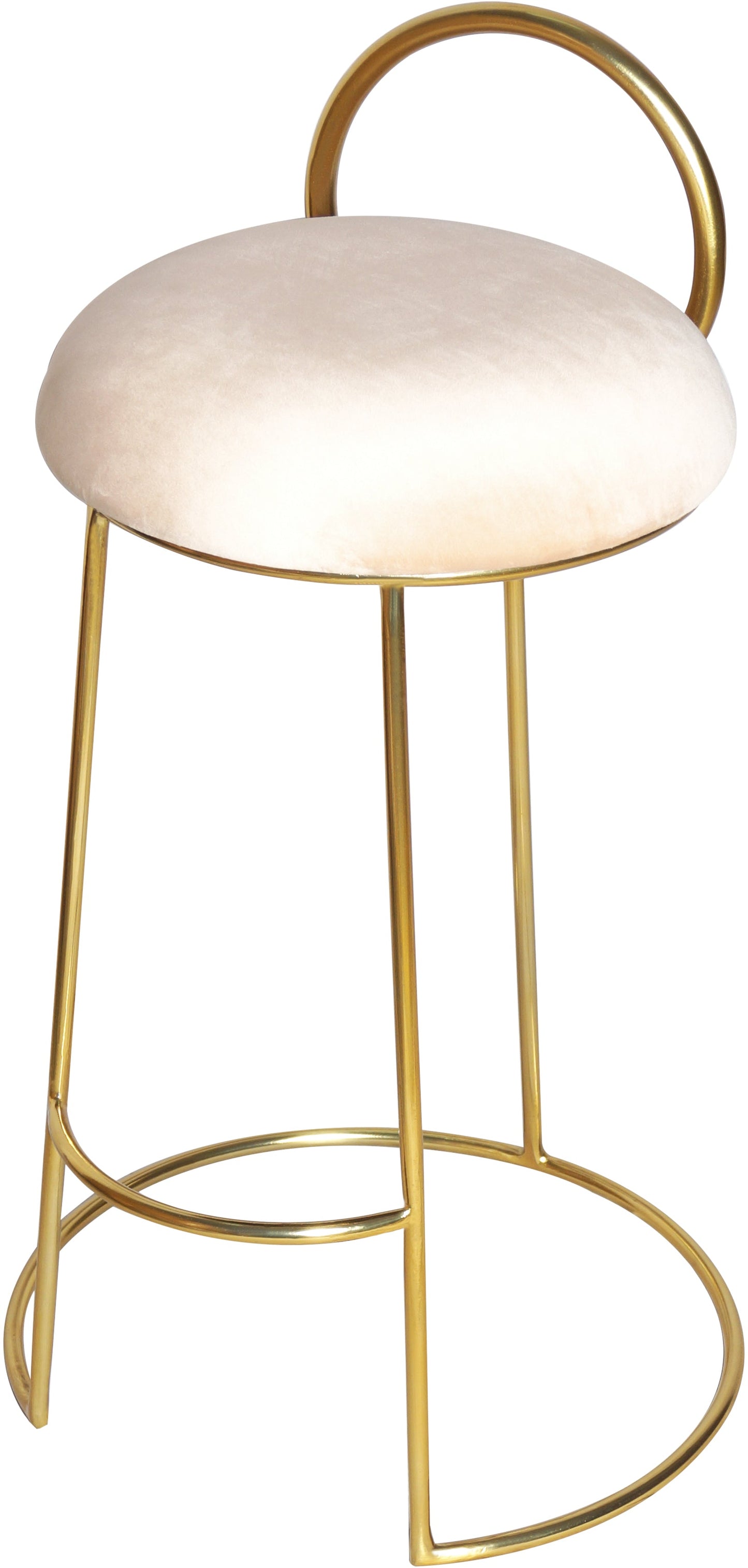 Ring Velvet Counter Stool - Furniture Depot (7679020040440)