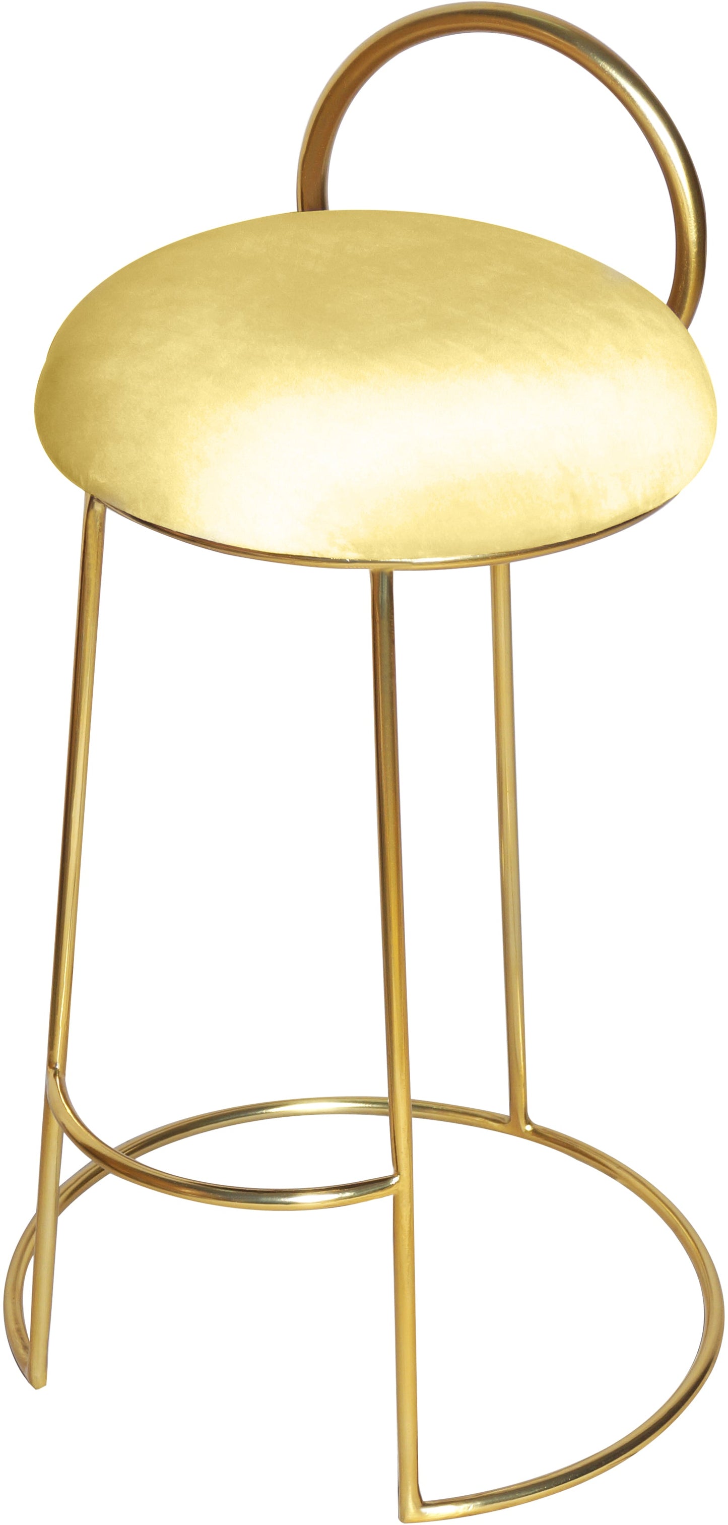 Ring Velvet Counter Stool - Furniture Depot (7679020040440)