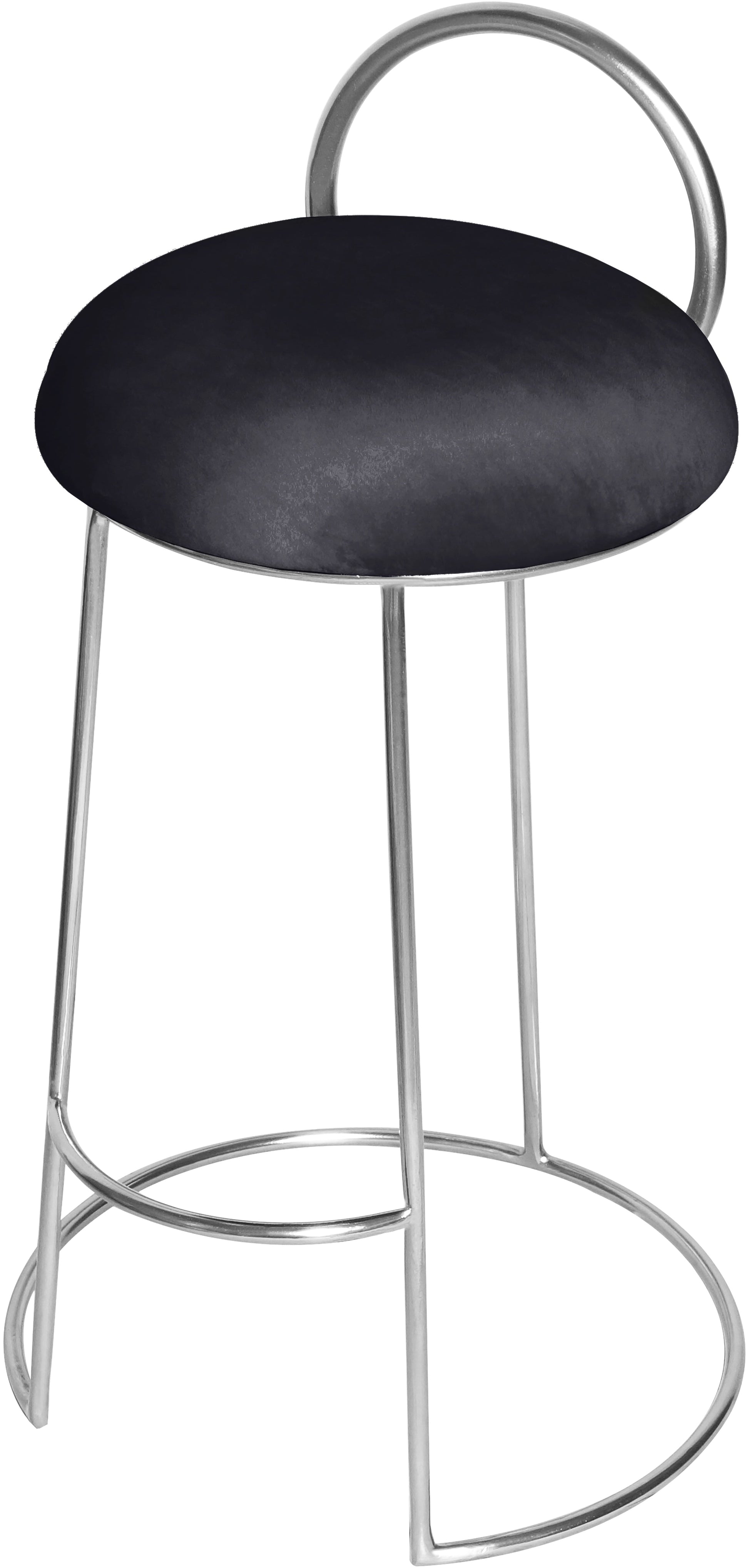 Ring Velvet Counter Stool - Furniture Depot (7679020040440)