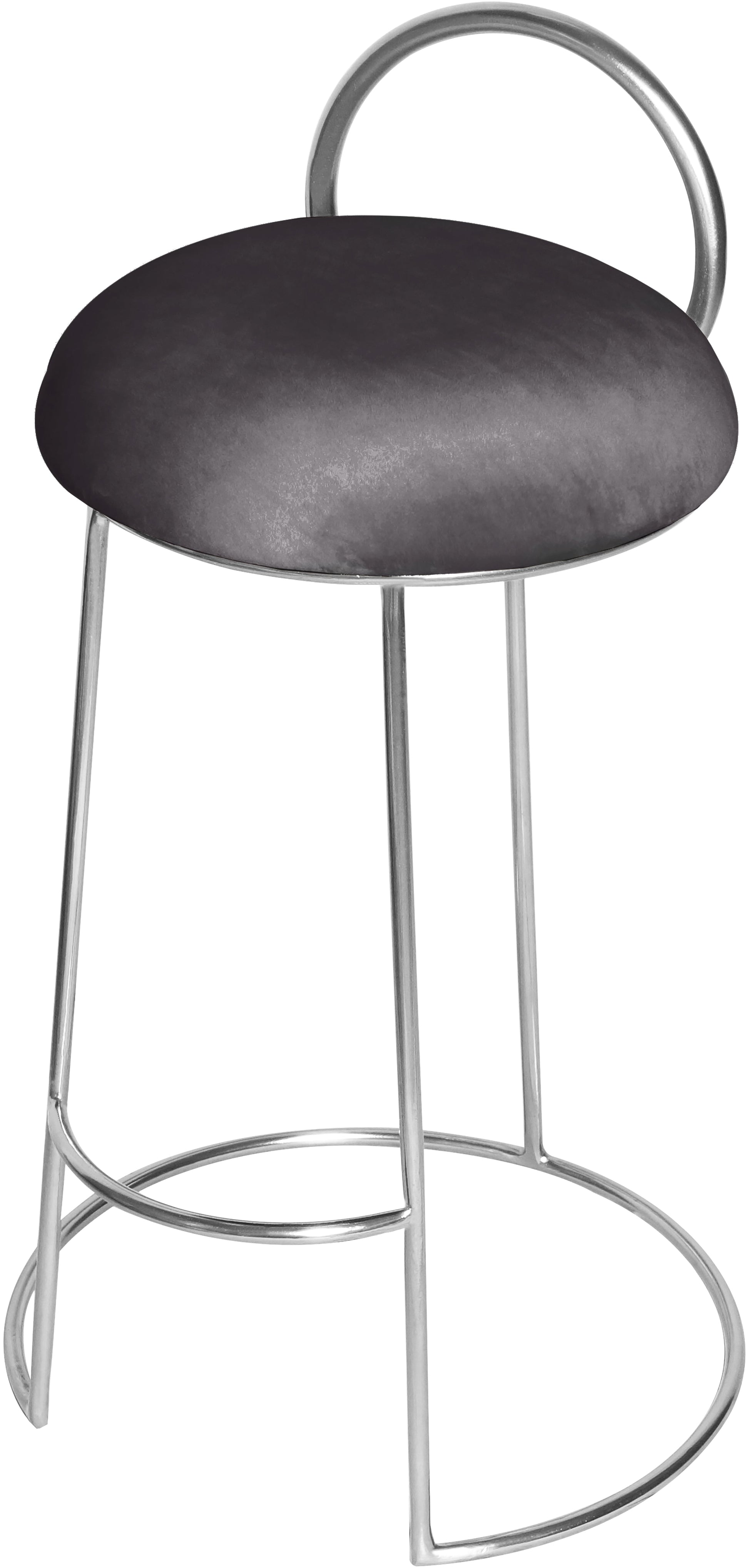 Ring Velvet Counter Stool - Furniture Depot (7679020040440)