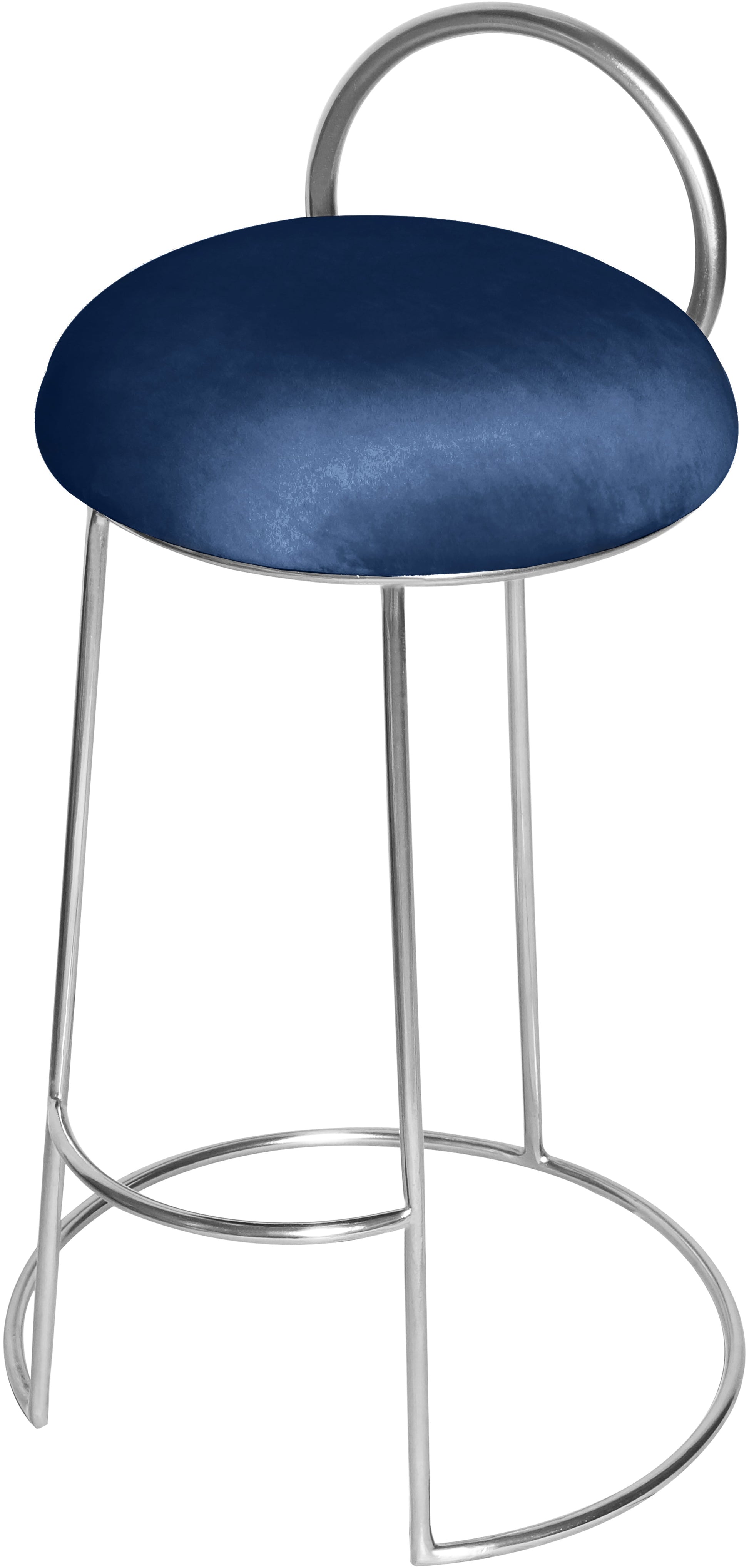 Ring Velvet Counter Stool - Furniture Depot (7679020040440)