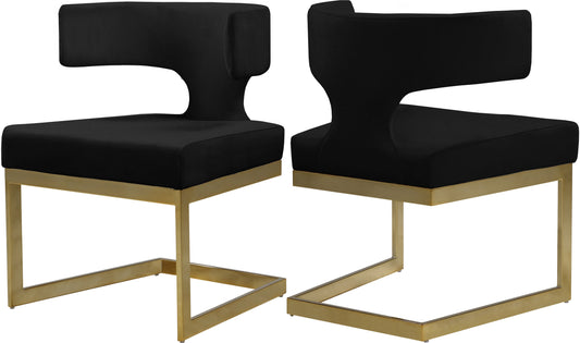 Alexandra Velvet Dining Chair - Furniture Depot