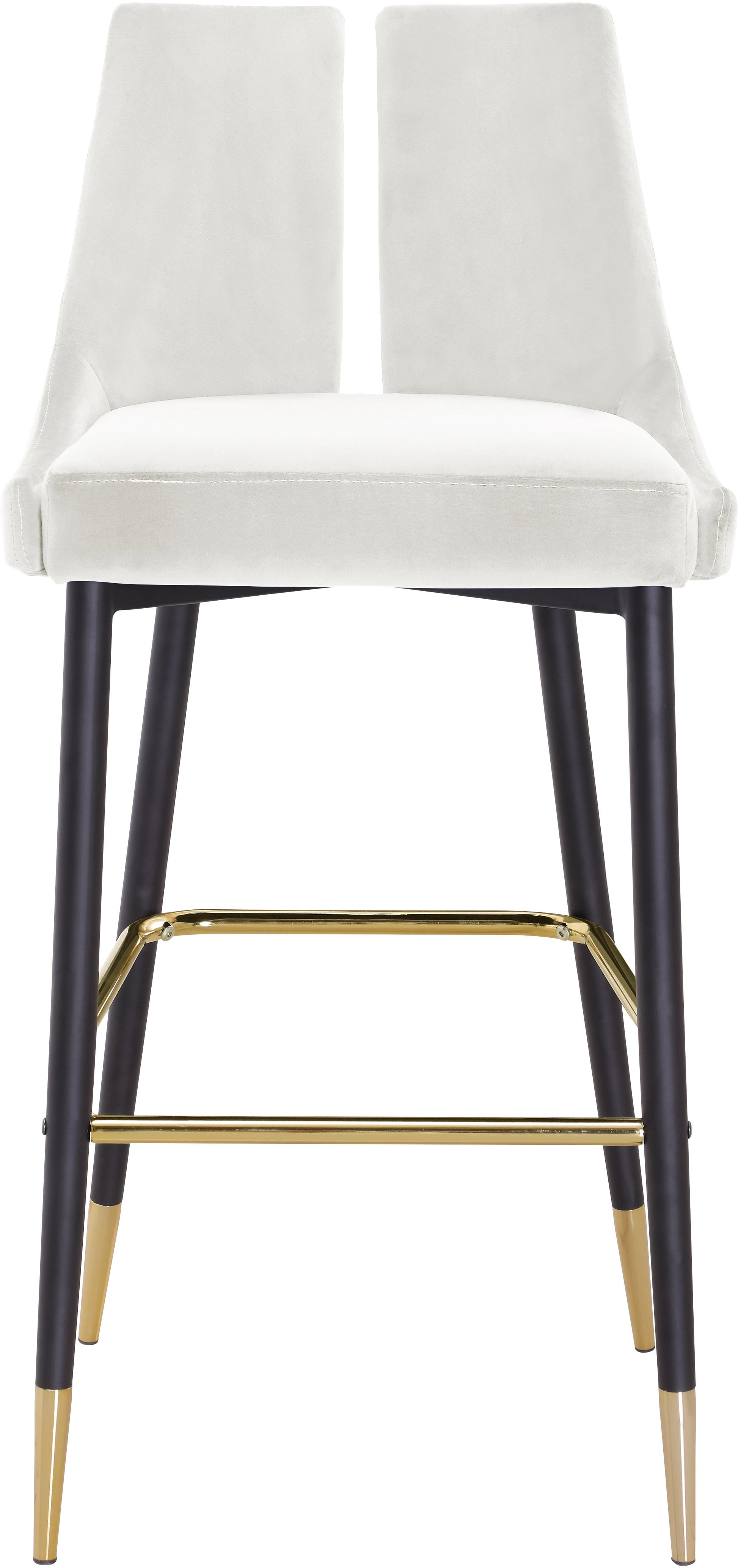 Sleek Velvet Stool - Sterling House Interiors (7679020204280)