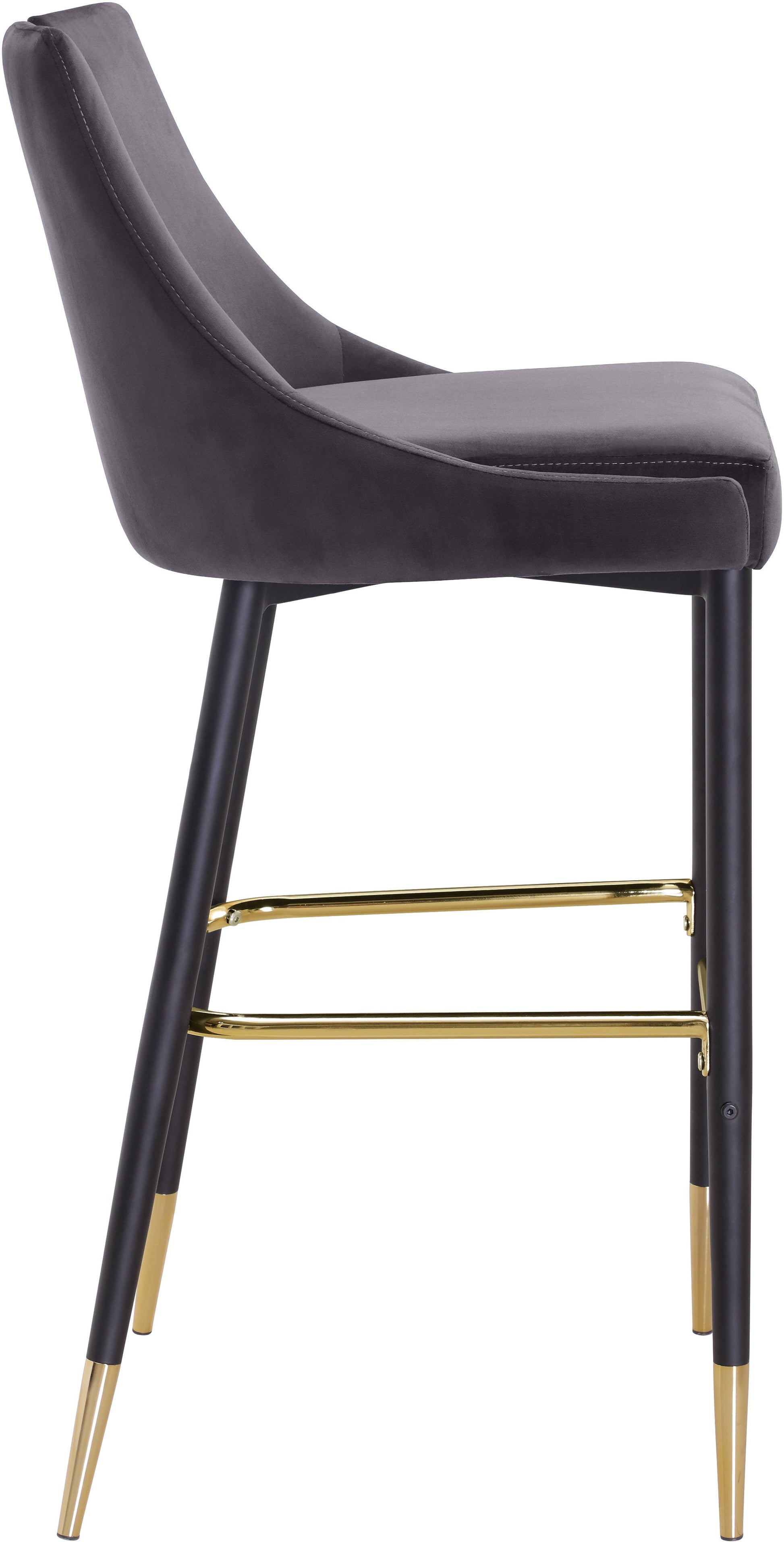 Sleek Velvet Stool - Sterling House Interiors (7679020204280)