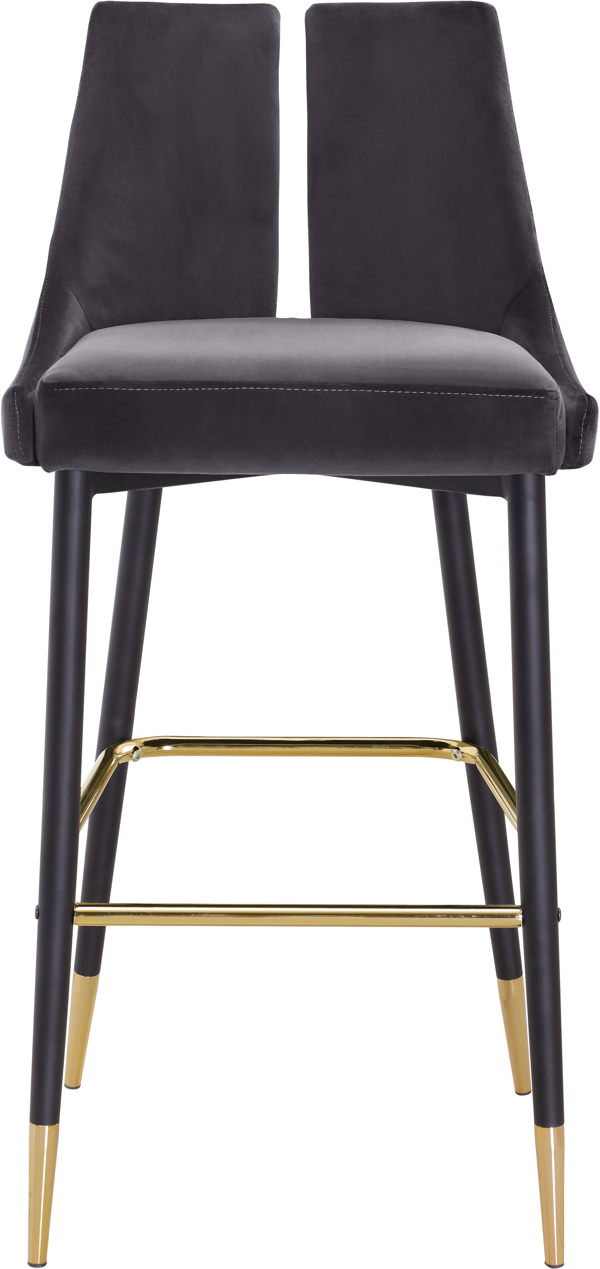 Sleek Velvet Stool - Sterling House Interiors (7679020204280)