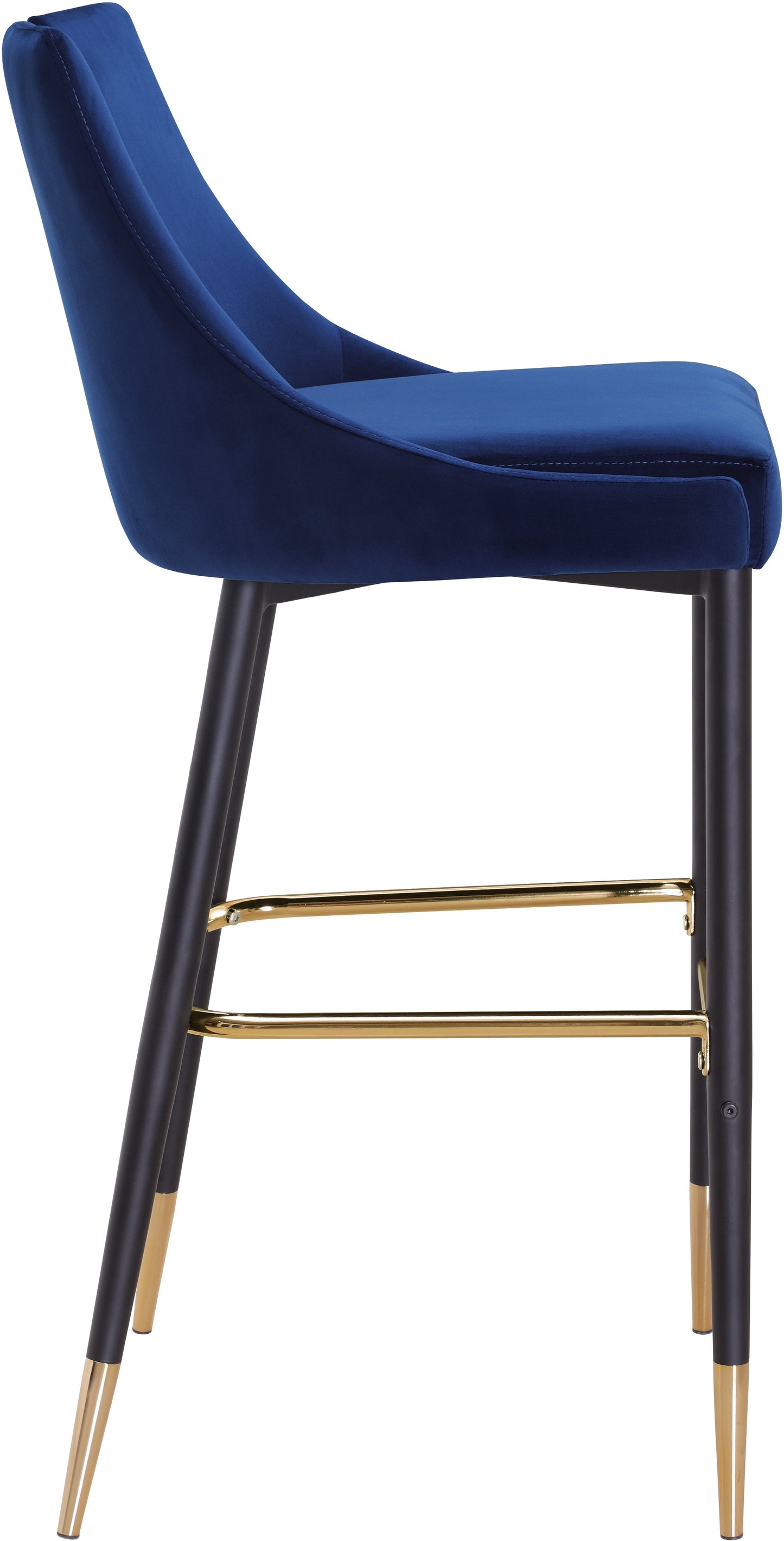 Sleek Velvet Stool - Sterling House Interiors (7679020204280)