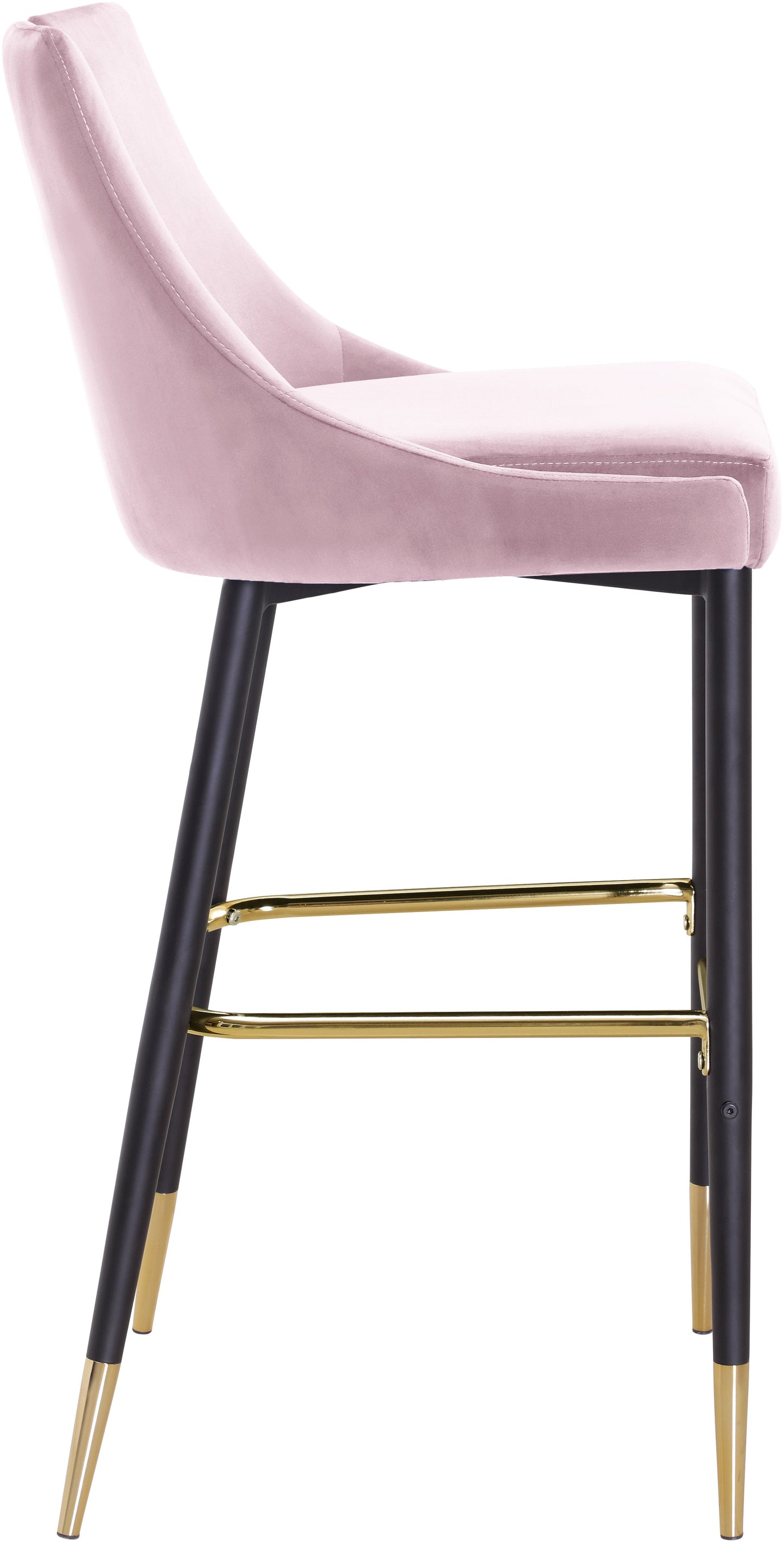 Sleek Velvet Stool - Sterling House Interiors (7679020204280)