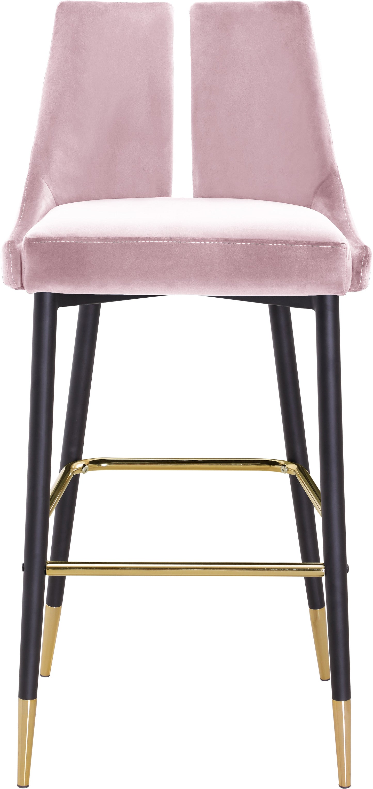 Sleek Velvet Stool - Sterling House Interiors (7679020204280)