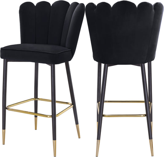 Lily Velvet Stool - Furniture Depot (7679020237048)