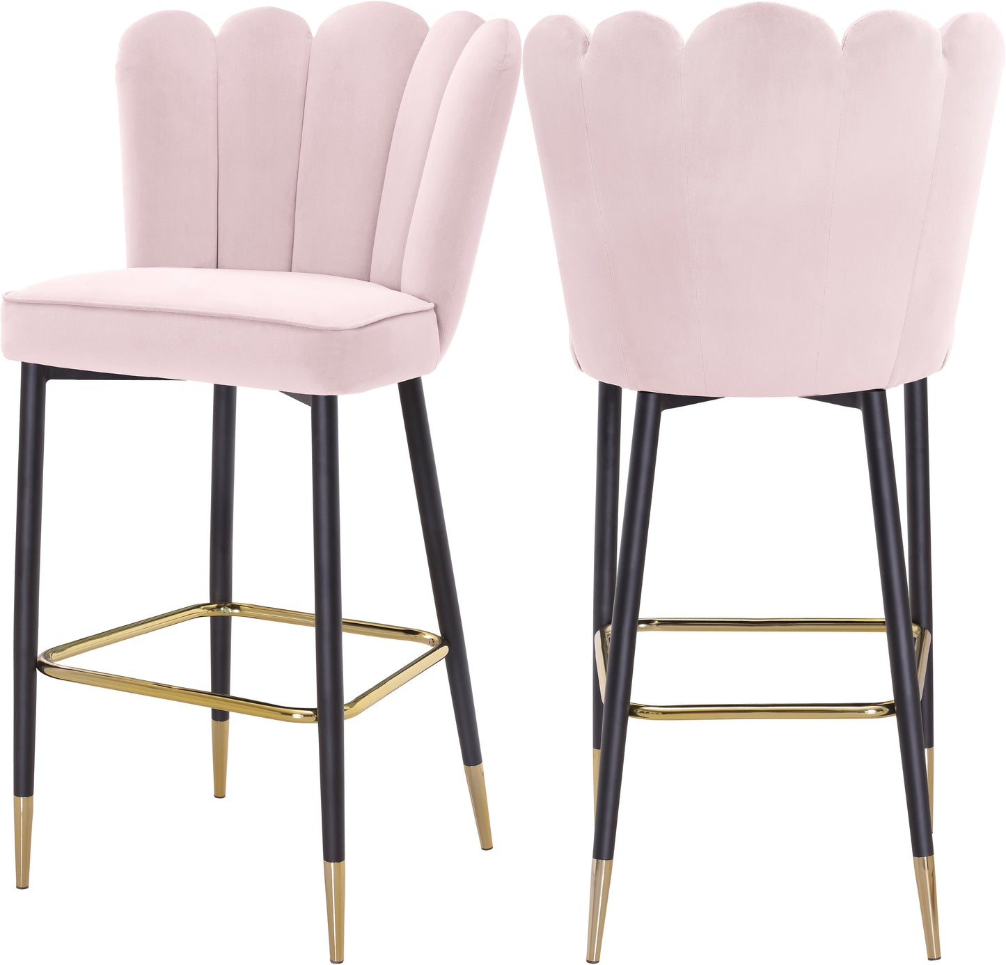 Lily Velvet Stool - Furniture Depot (7679020237048)