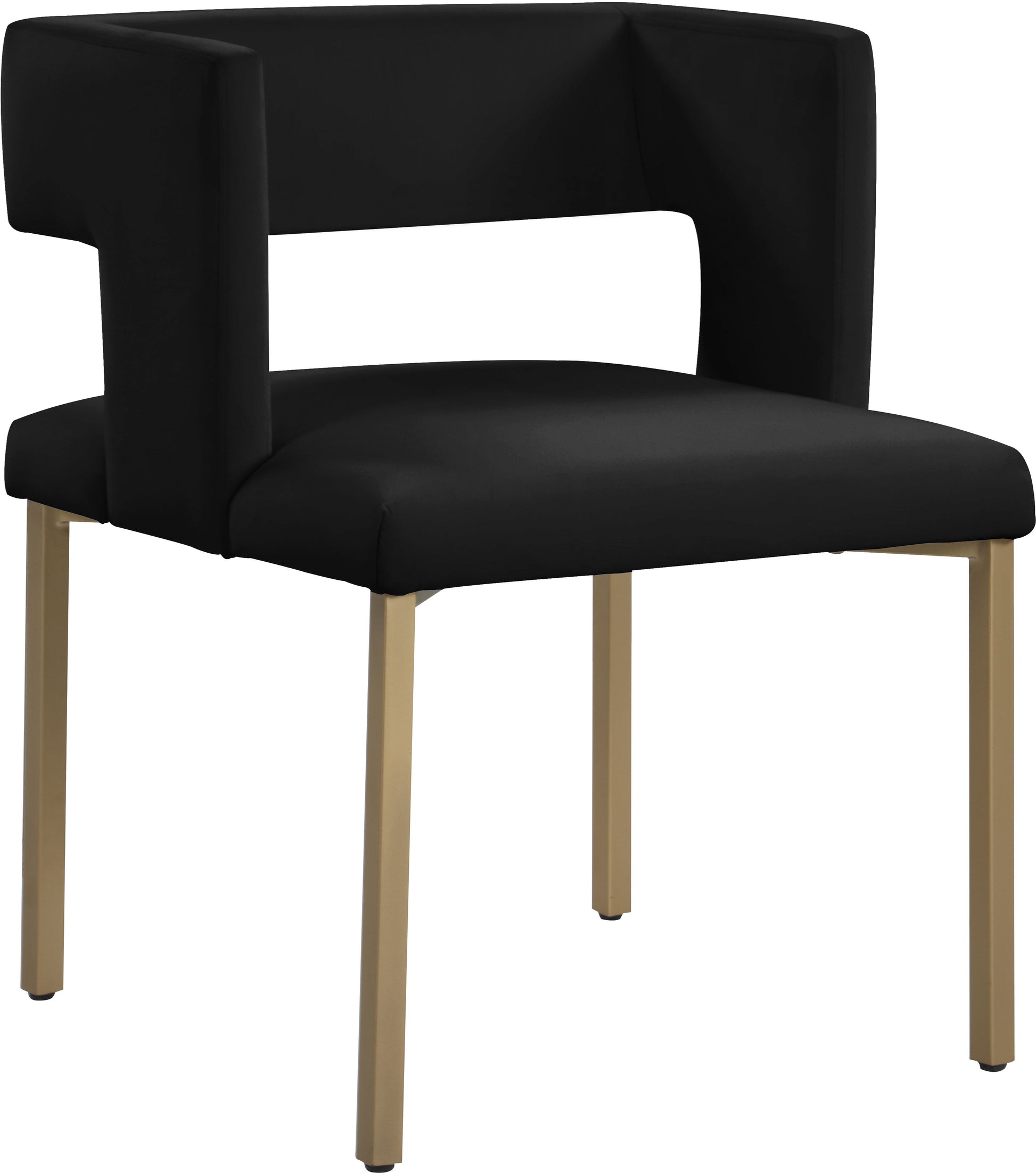 Caleb Velvet Dining Chair - Furniture Depot