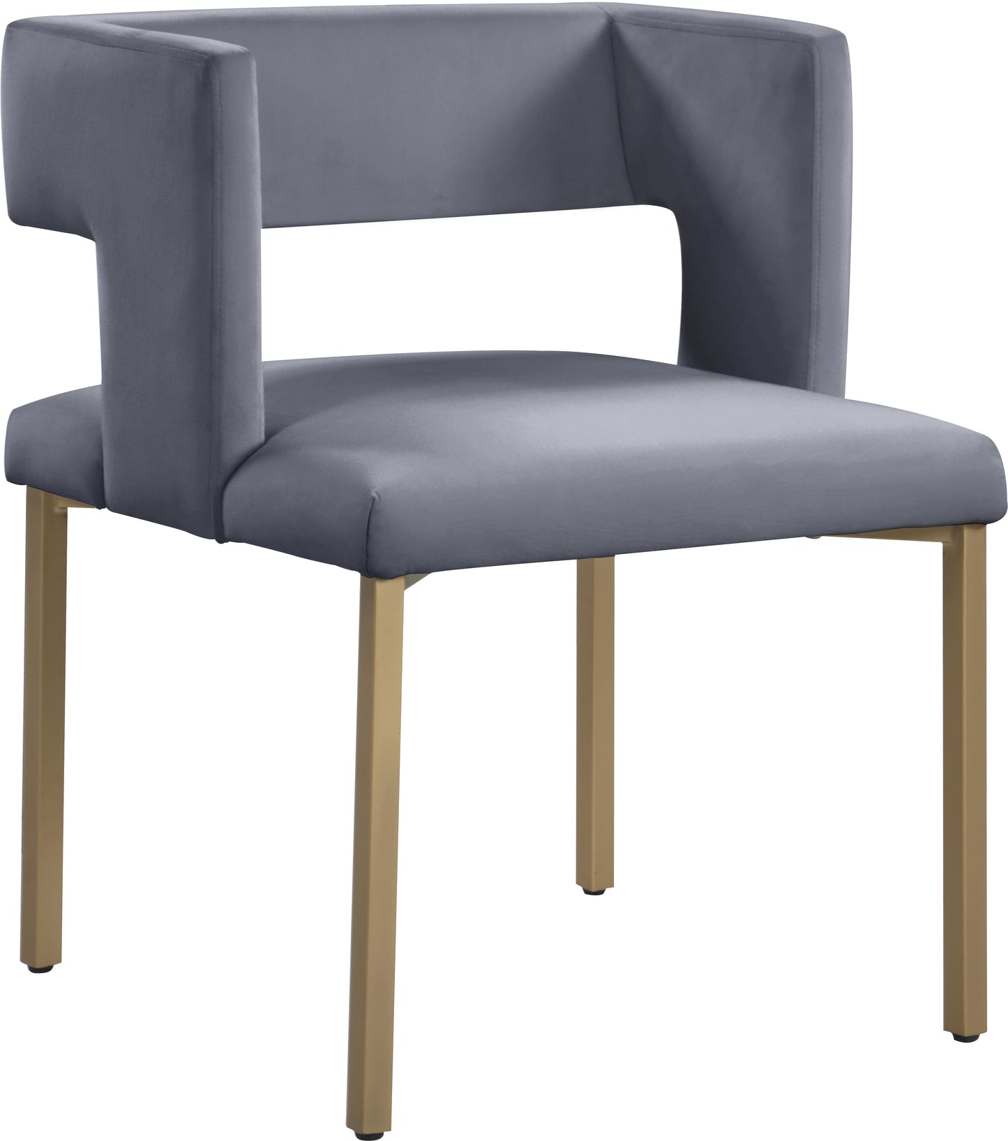 Caleb Velvet Dining Chair - Furniture Depot