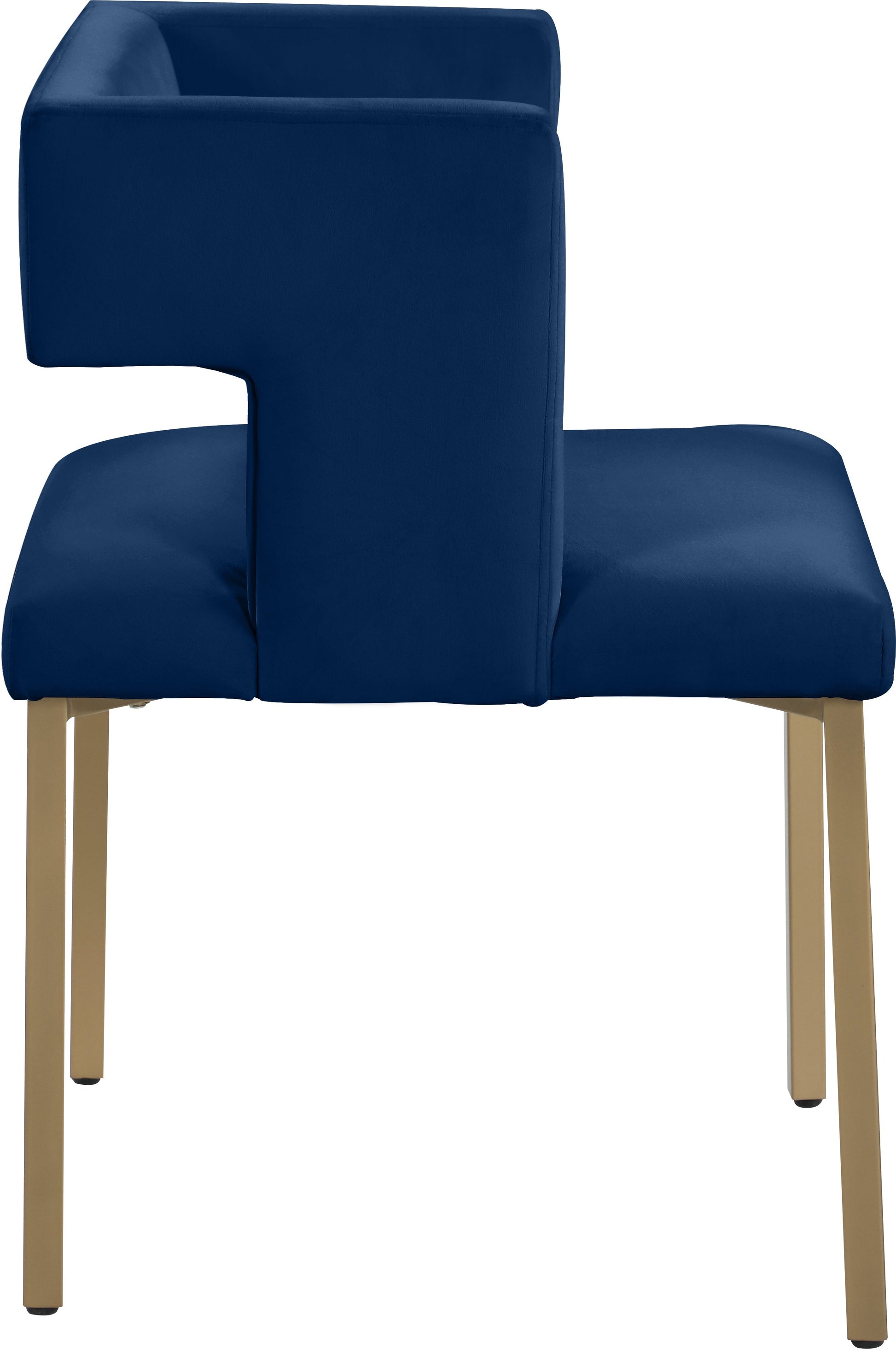 Caleb Velvet Dining Chair - Furniture Depot