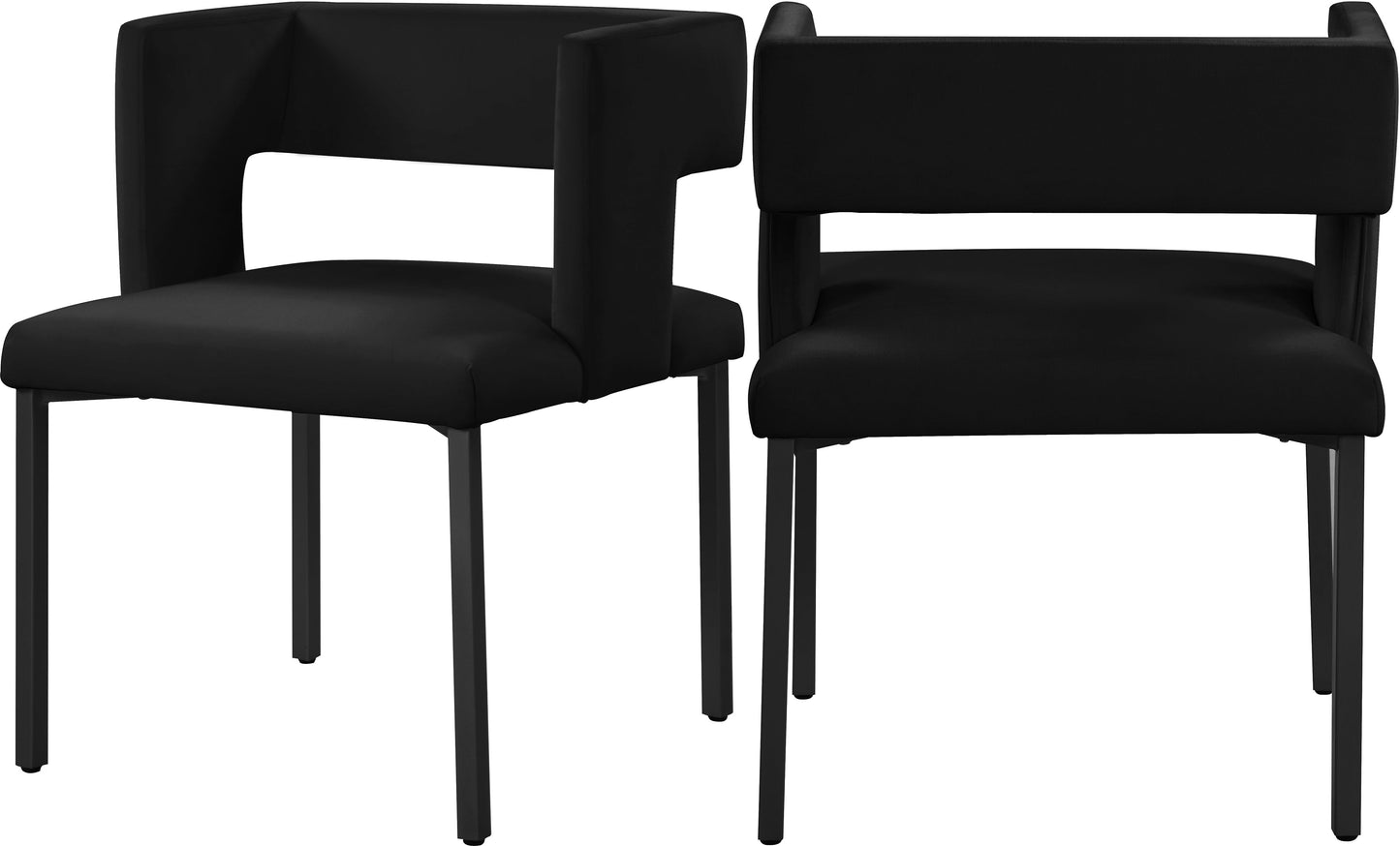 Caleb Velvet Dining Chair - Furniture Depot