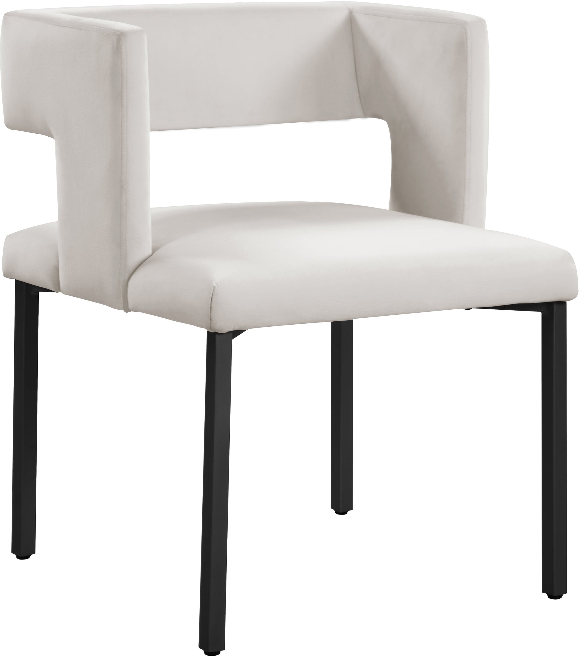 Caleb Velvet Dining Chair - Furniture Depot