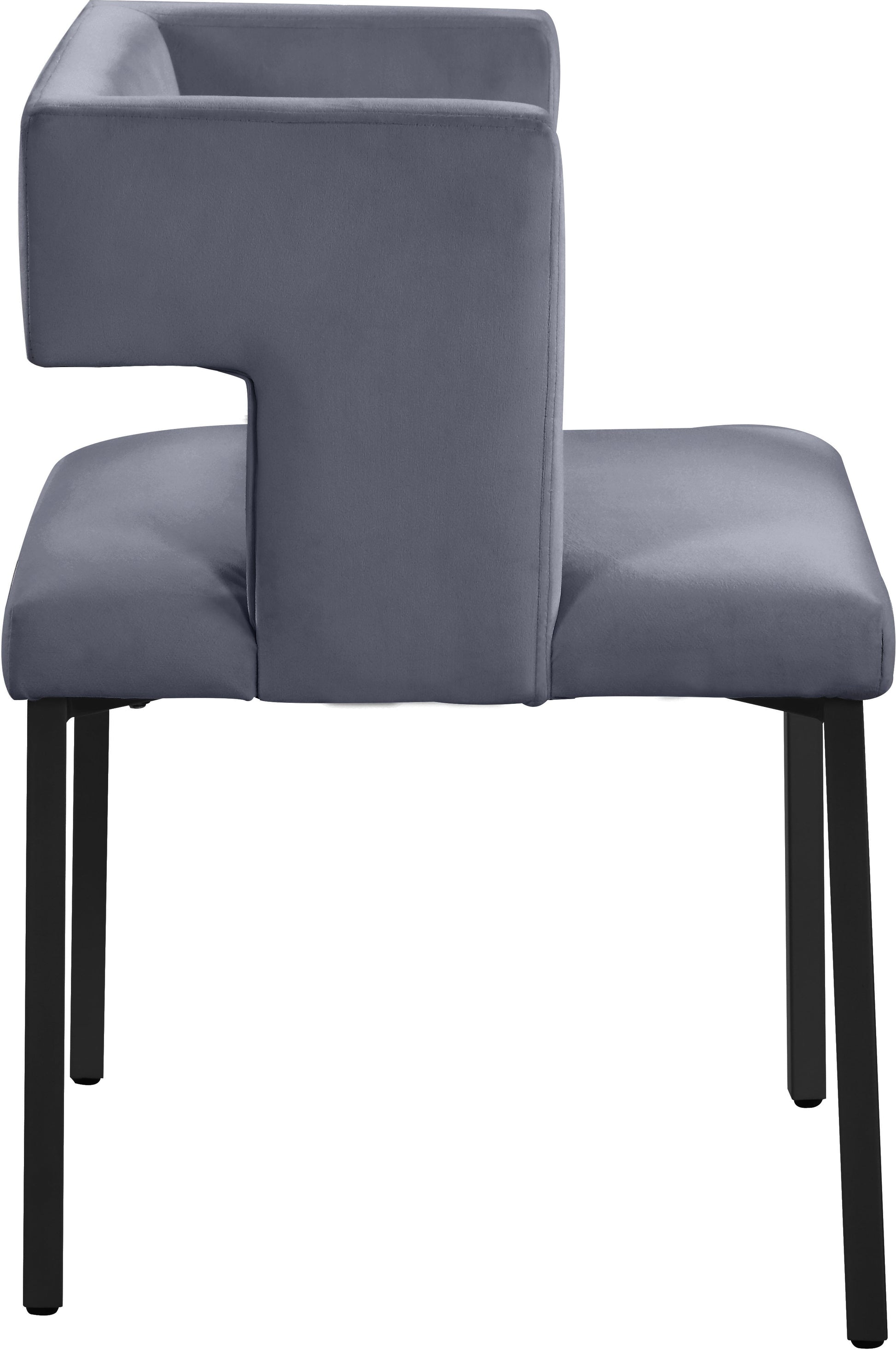 Caleb Velvet Dining Chair - Furniture Depot