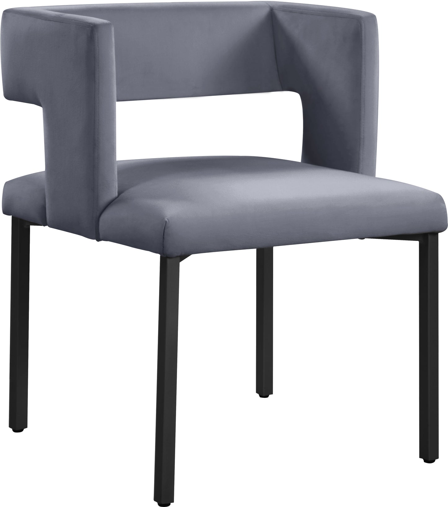 Caleb Velvet Dining Chair - Furniture Depot