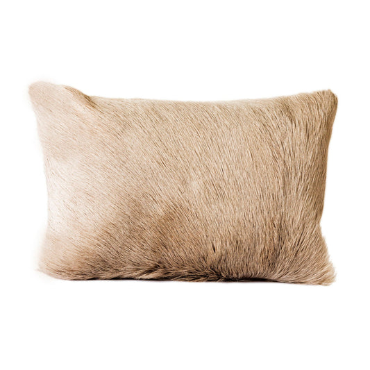 Goat Fur Bolster Light Gray