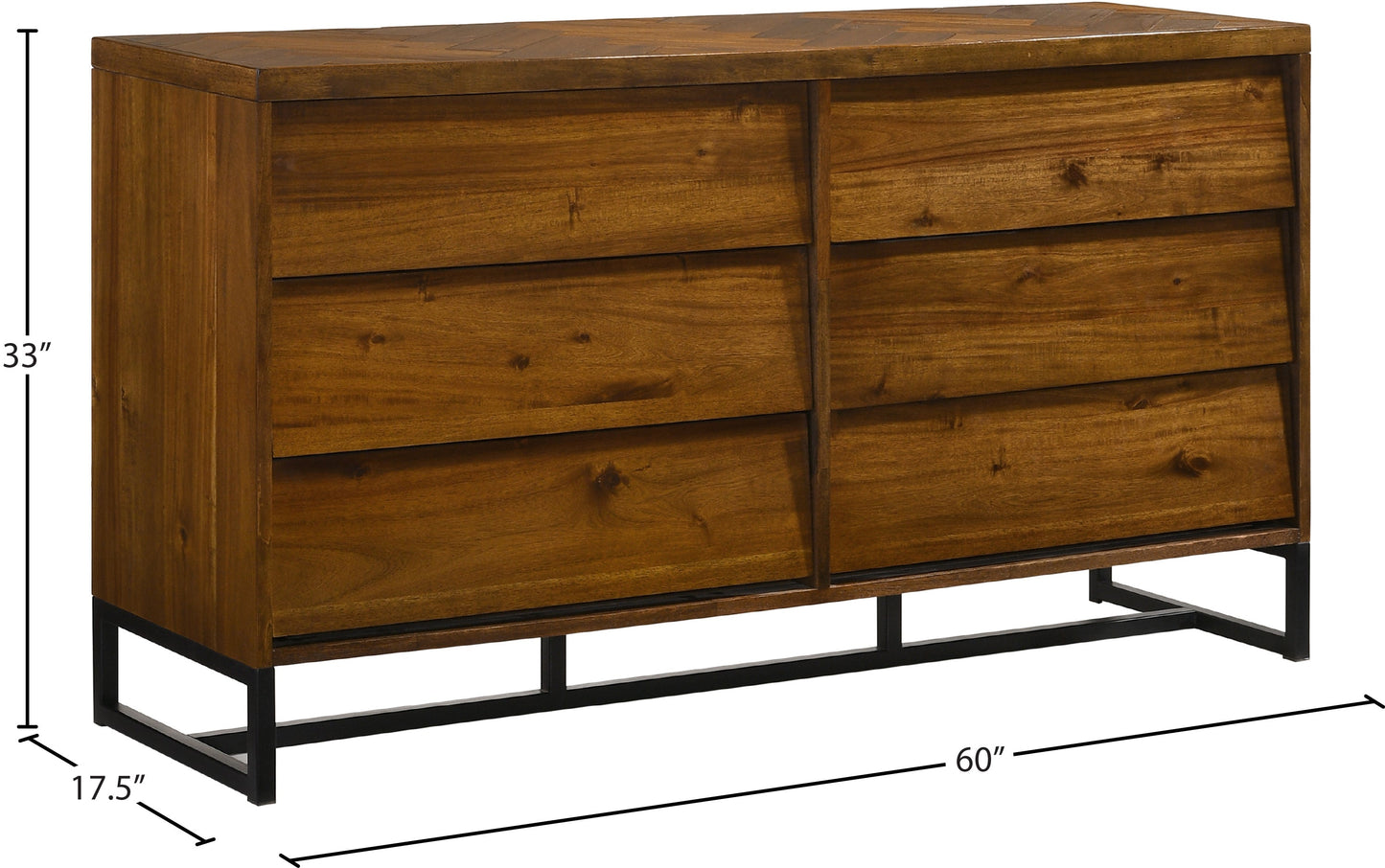 Reed Antique Coffee Dresser - Furniture Depot (7679025709304)