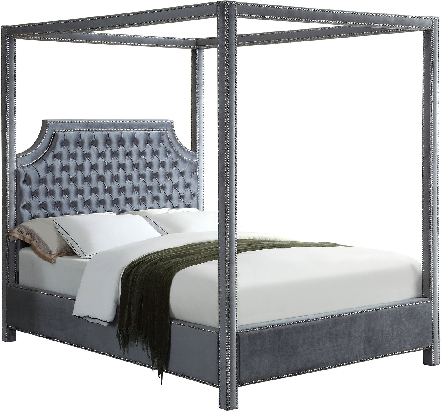 Rowan Velvet Bed (3 Boxes) - Sterling House Interiors (7679026135288)