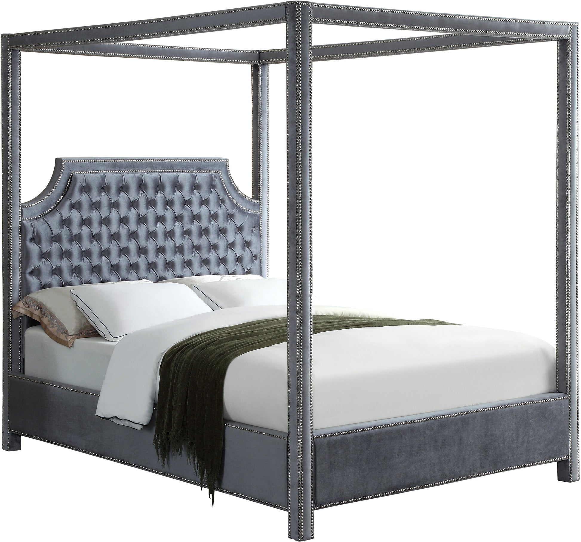 Rowan Velvet Bed (3 Boxes) - Sterling House Interiors (7679026135288)