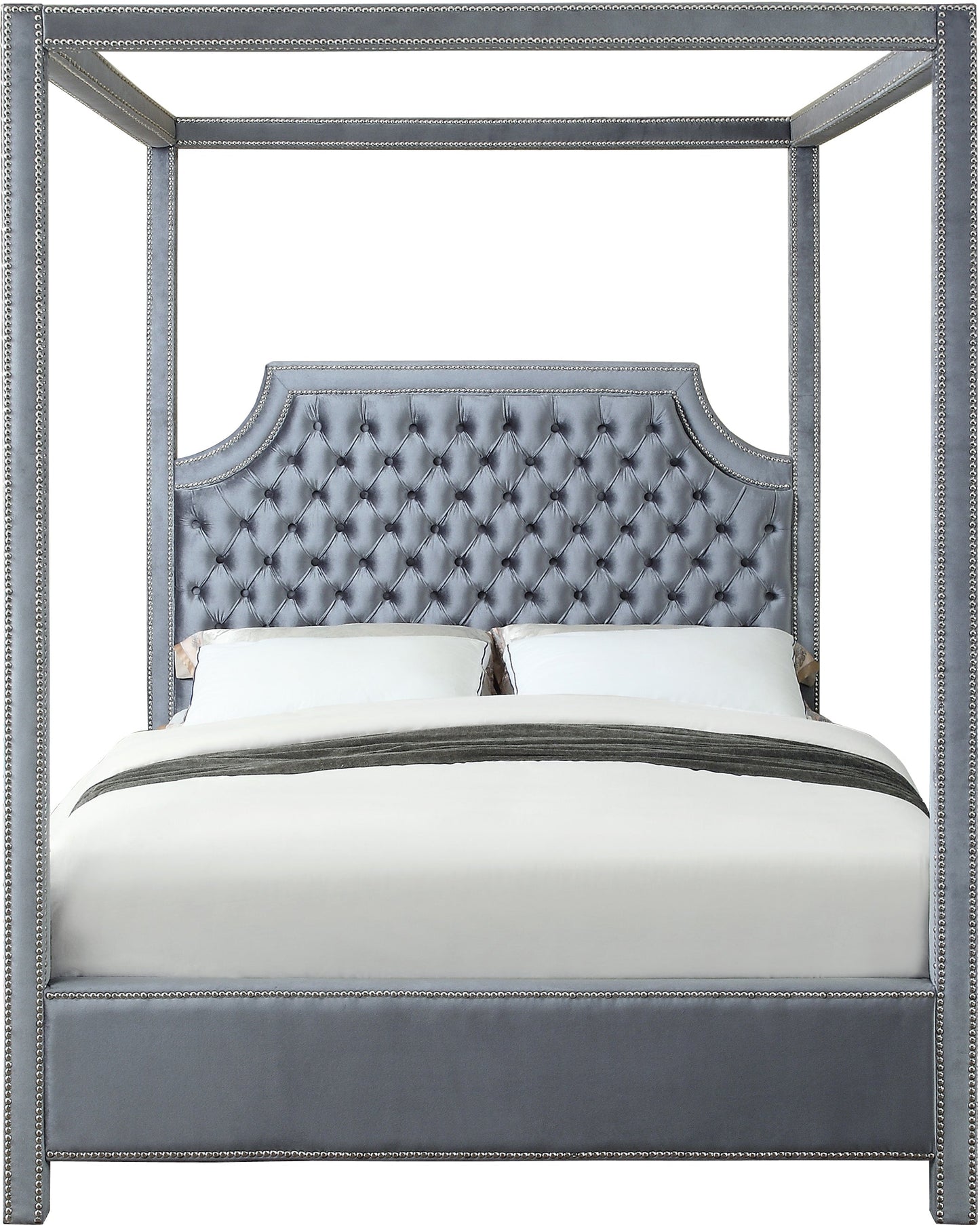 Rowan Velvet Bed (3 Boxes) - Sterling House Interiors (7679026135288)