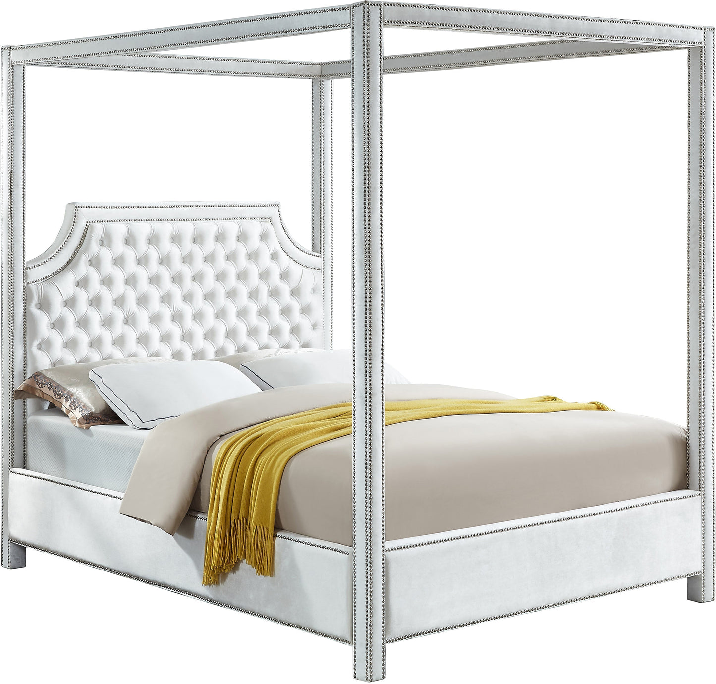 Rowan Velvet Bed (3 Boxes) - Sterling House Interiors (7679026135288)