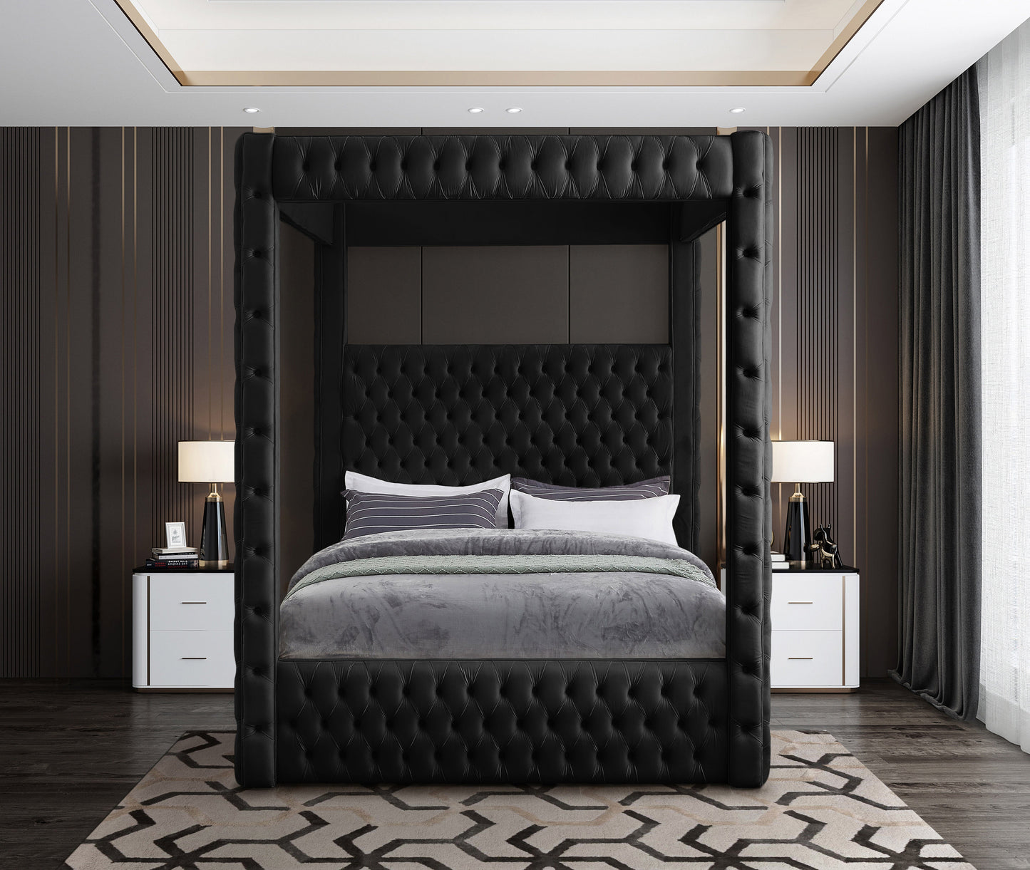 Royal Velvet Bed (4 Boxes) - Sterling House Interiors (7679026331896)