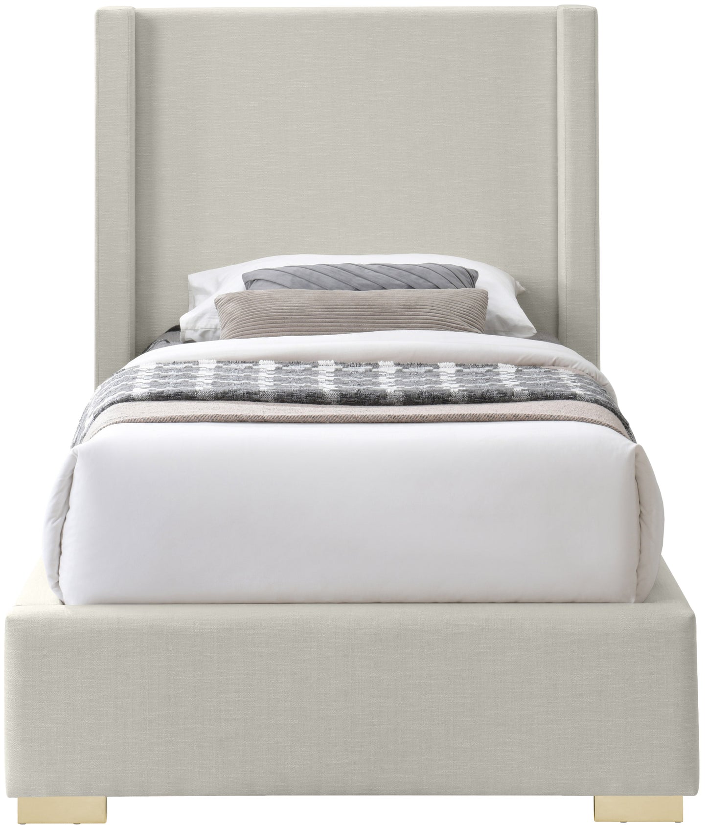 Royce Linen Fabric Bed (3 Boxes) - Sterling House Interiors (7679026364664)