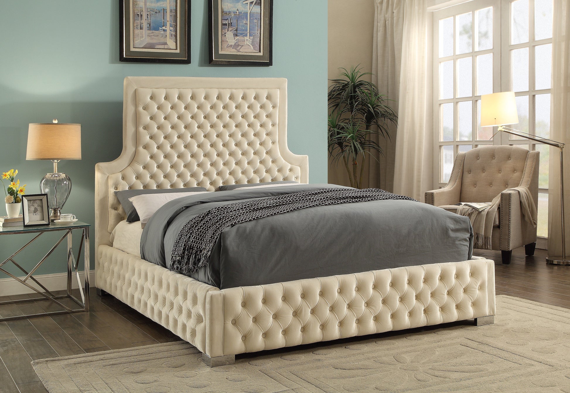 Sedona Velvet Bed - Sterling House Interiors (7679026430200)