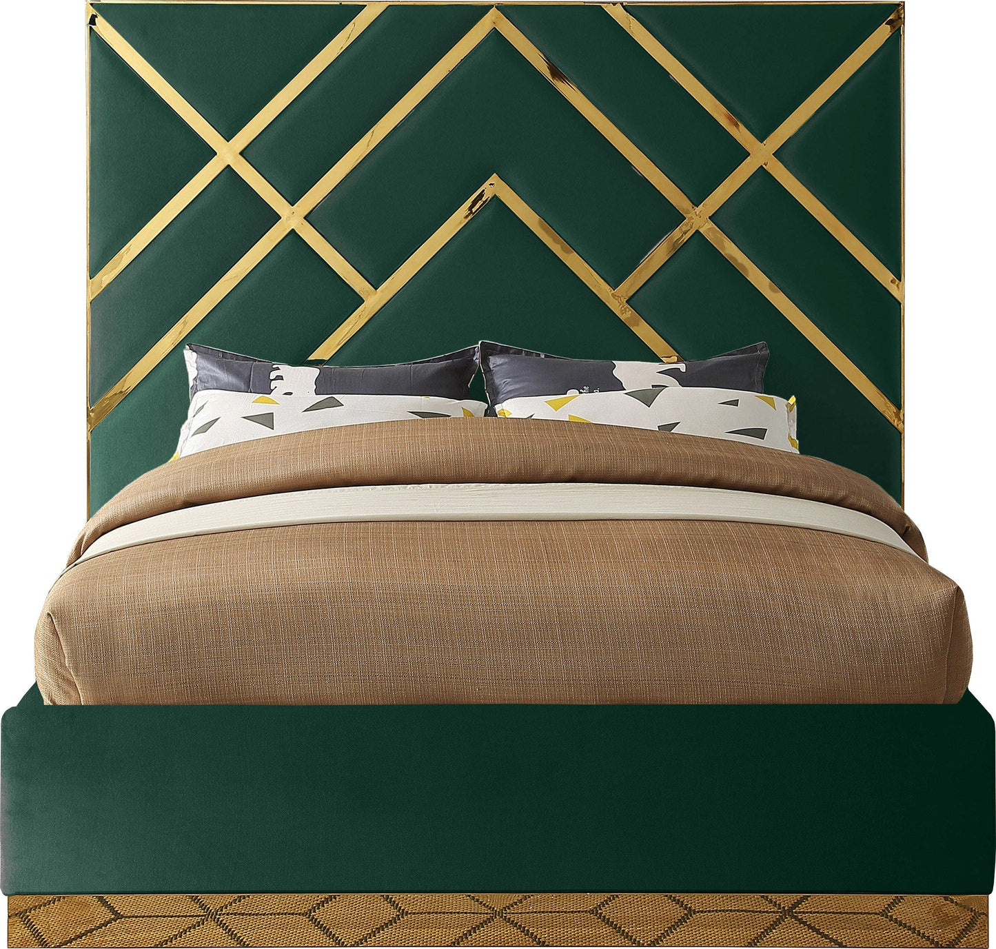 Vector Velvet Bed - Furniture Depot