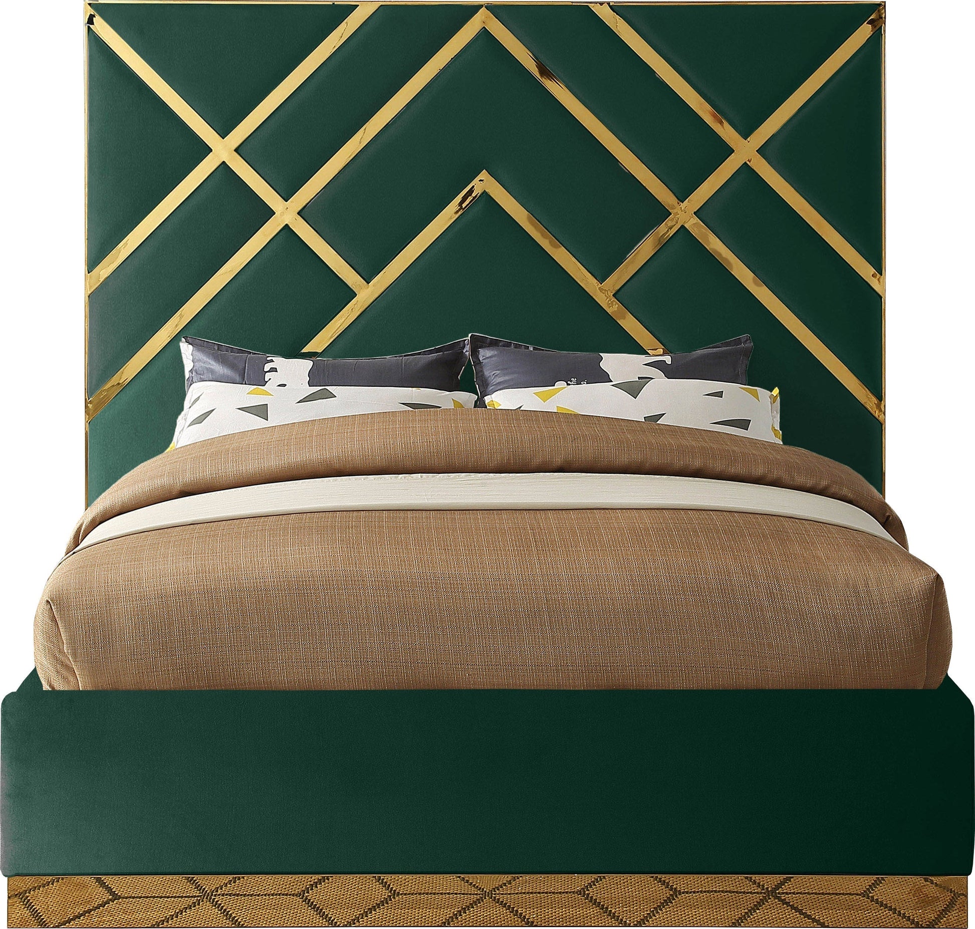 Vector Velvet Bed - Furniture Depot